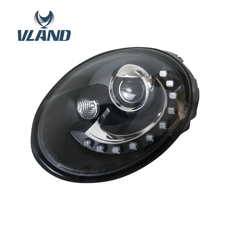 Автомобильные фары VLAND для Beetle 1998 2005 светодиодные с биксеноновыми линзами H7 +