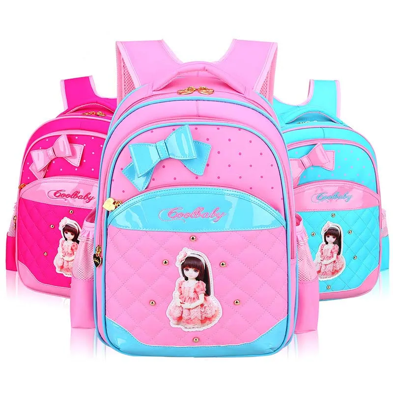 Модный студенческий школьный рюкзак для девочек милый галстук бабочка украшение