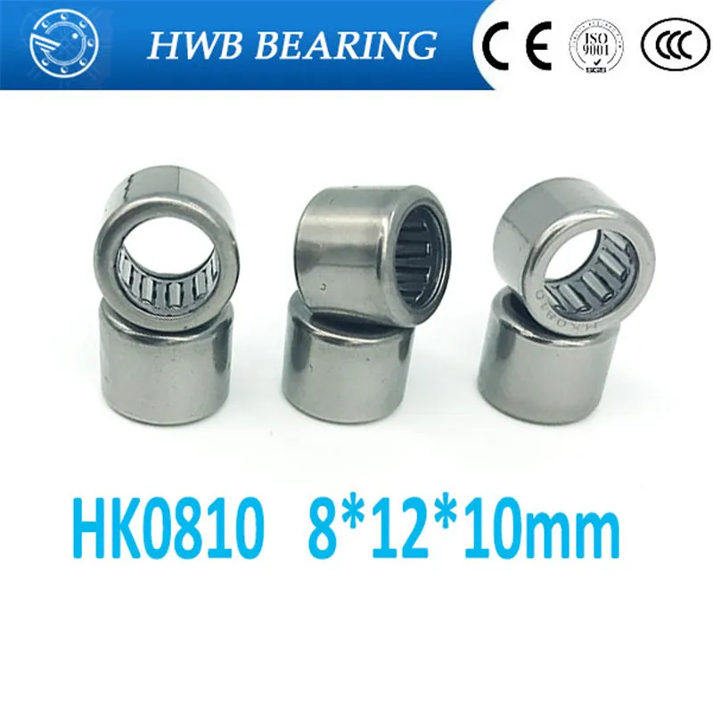 10 шт. HK0810 HK081210 57941/8 игольчатый роликовый подшипник 8X12X10 мм+ и розничная подшипник