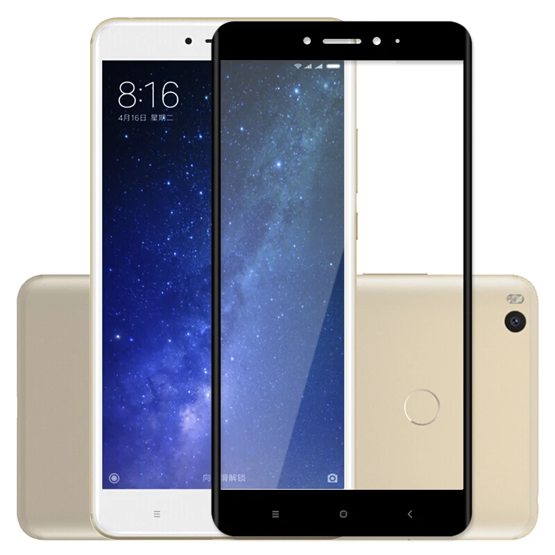 закалённое стекло Для Сяо Mi Max 2 Стекло Экран протектор Полный Плёнки закаленное