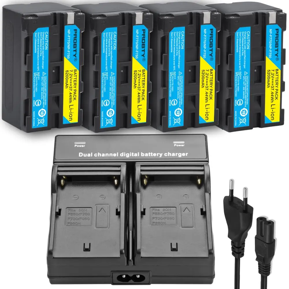 Для sony NP-F770 NP-F750 NP F770 батарея для Sony CCD-RV100 SC5 TR940 TR917 Камера CN-160 CN-216 CN-304 YN 300 VL600