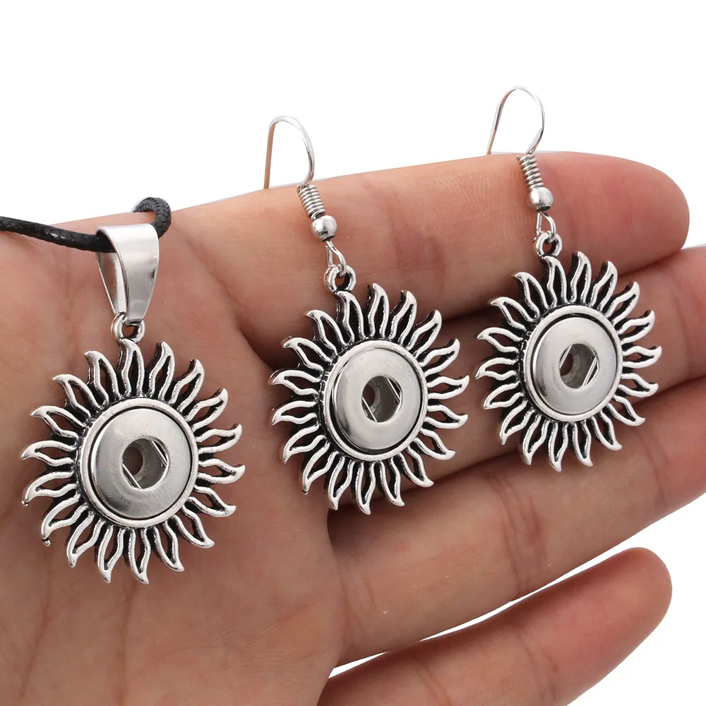 Новый набор ювелирных изделий с застежкой ажурное ожерелье цветочным узором и