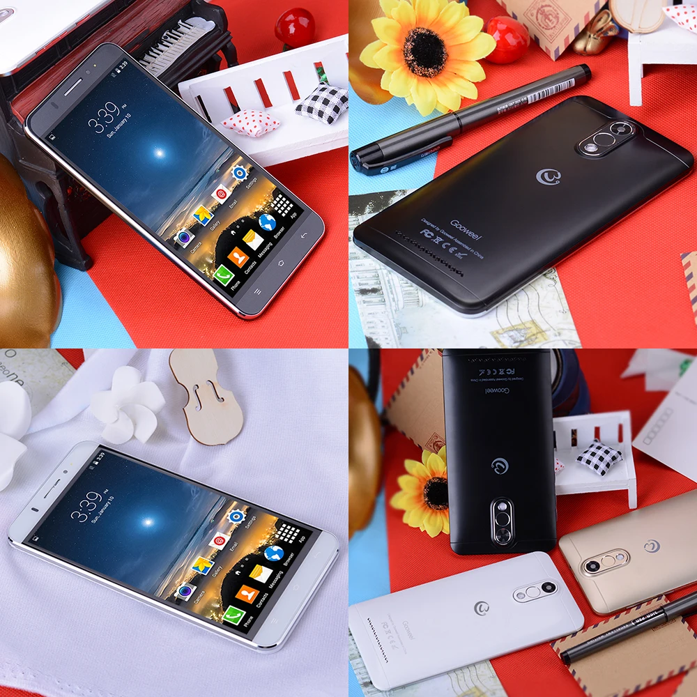 6 0 дюймовый экран QHD IPS Gooweel M3 смартфон mt6580 четыре ядра мобильного телефона 1 ГБ