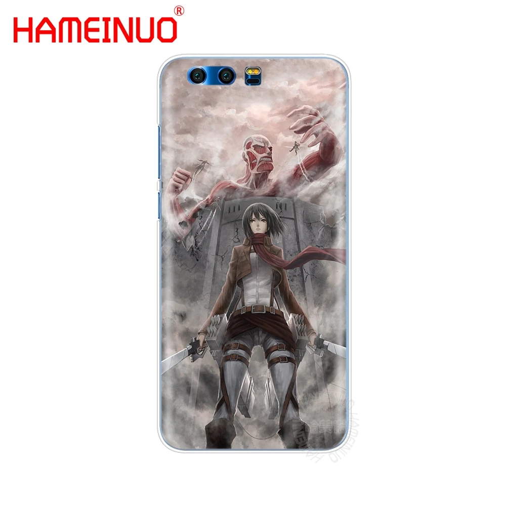 HAMEINUO аниме японский атака на Титанов Чехол для телефона Huawei Honor V10 4A 5A 6A 6C 6X 7X 8 9 NOVA 2