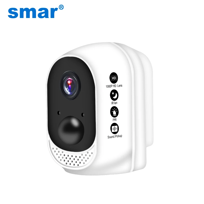 Беспроводная Wi Fi камера Smar 1080P HD с встроенным литий полимерным аккумулятором на