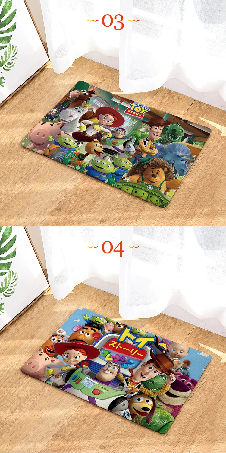 IVYYE Woody Buzz индивидуальный коврик с рисунком из аниме украшения для дома ковры мультяшный коврик для спальни коврики для ванной плюшевые коврики коврик для двери Новинка