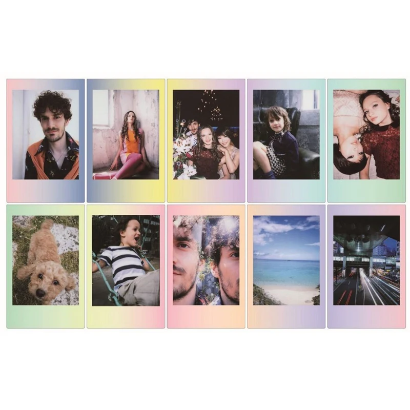 20 листов Fujifilm Fuji Instax Mini 8 Новый Макарон + витражная пленка для 11 7 9 50s 7s 90 25 фото