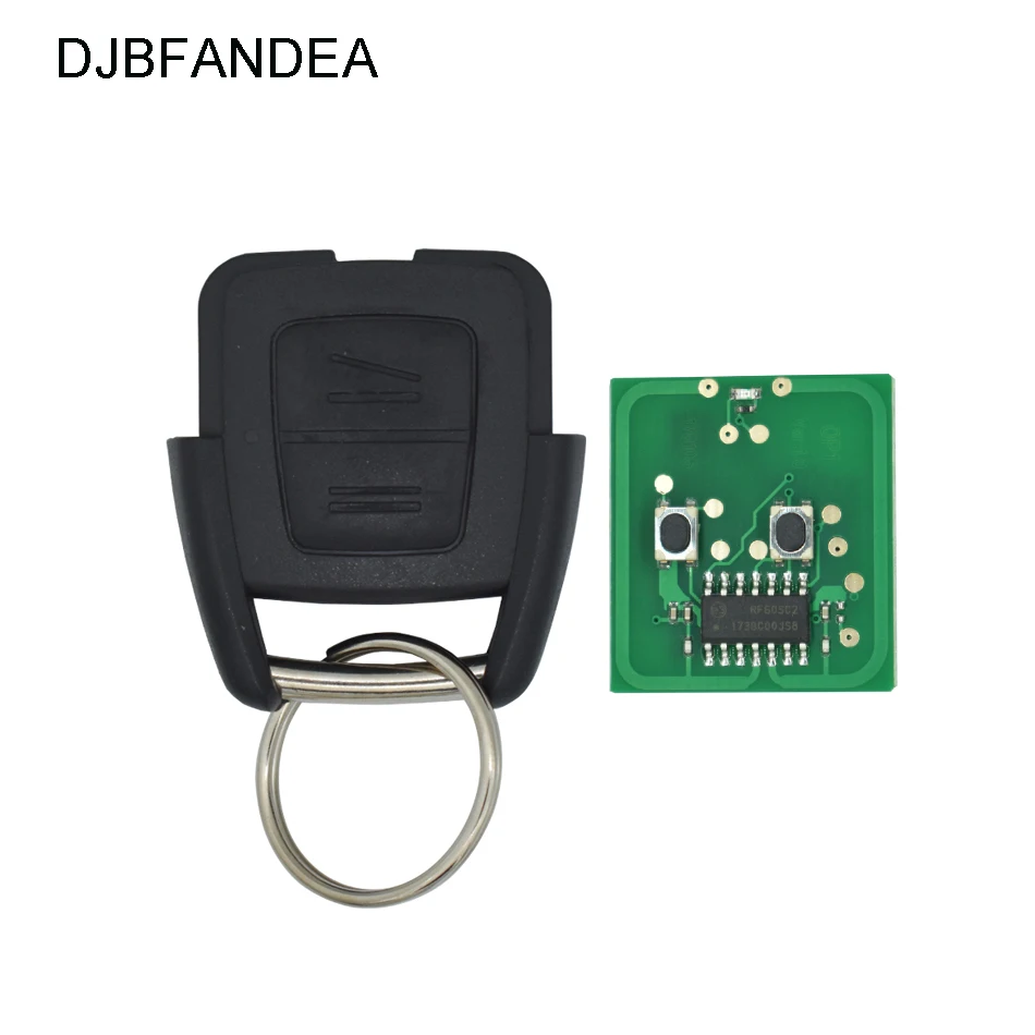 DJBFANDEA 433 МГц пульт дистанционного ключа оболочки для Vauxhall Opel Astra Zafira Vectra 2 Кнопка
