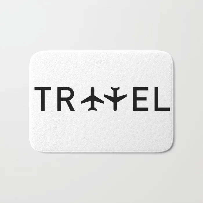 

Floor Mats Anti Slip Mat Cartoon animation Travel and enjoy aircraft Printed Pattern Carpet Rug for Bathroom Door Living Room