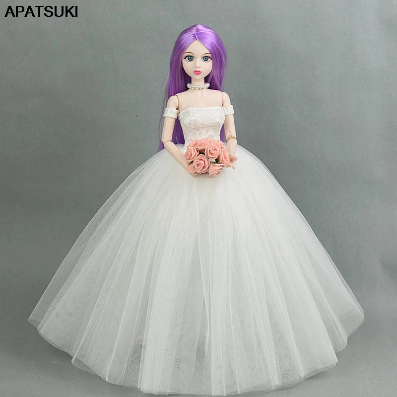 Романтические фиолетовые волосы 1/4 BJD обнаженные кукла Синьи 3D реальные глаза