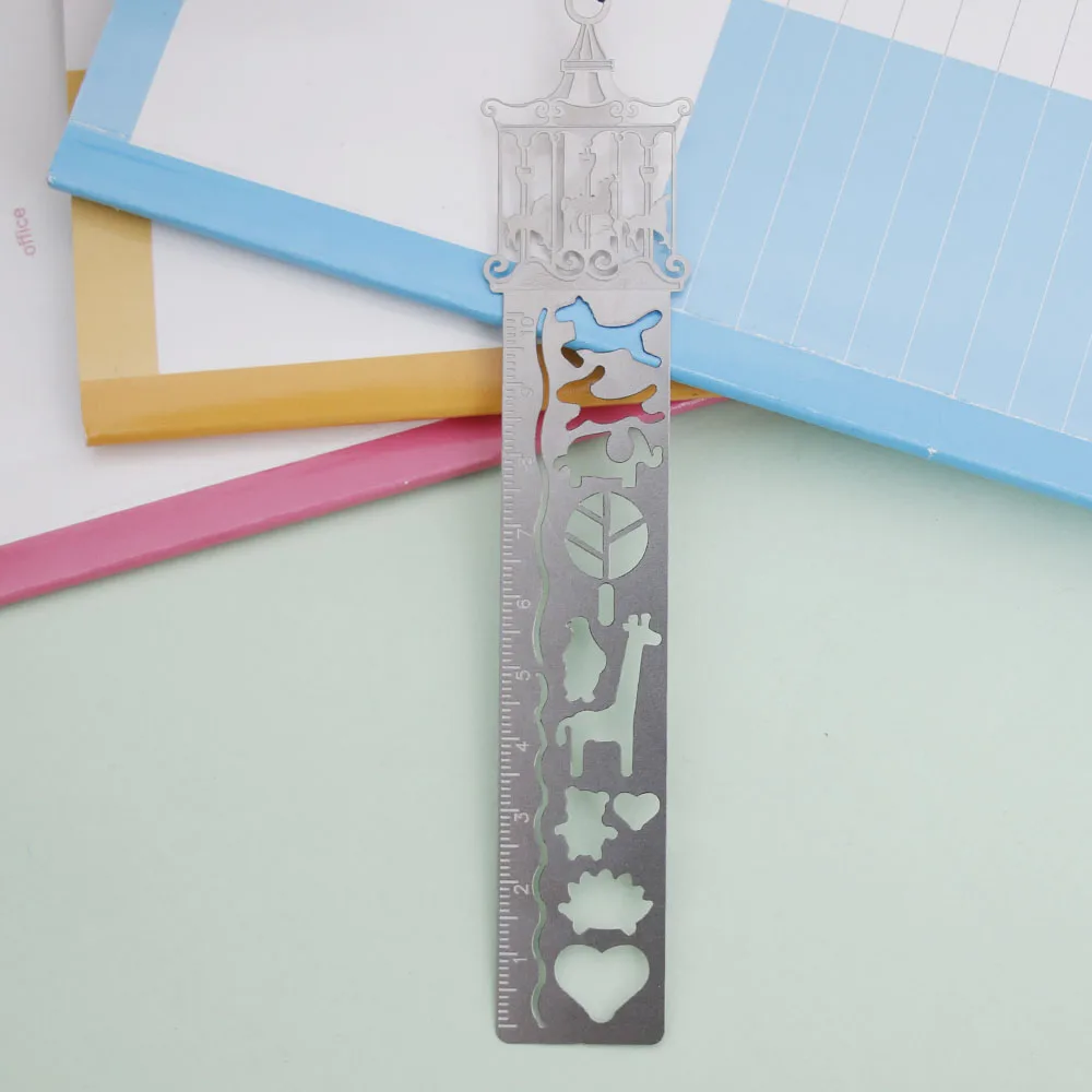 Трафарет с изображением спирографа 15 см|metal scale ruler|scale rulerdrawing template |