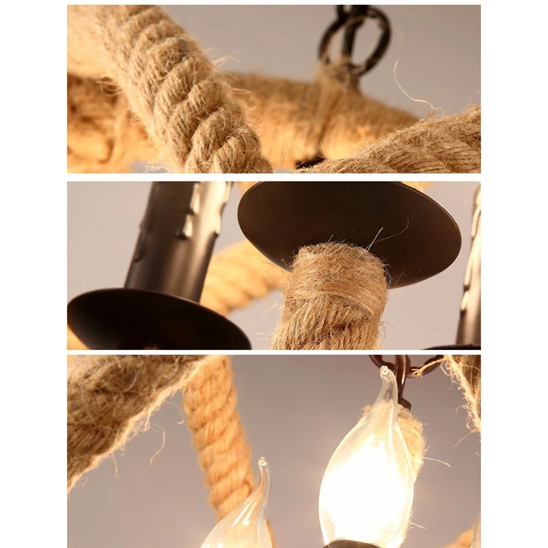 LukLoy винтажный подвесной светильник промышленная Подвесная лампа железная Сфера