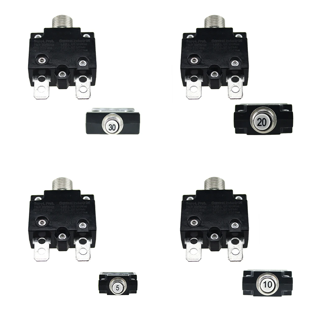 5A/10A/15A/20A/30AMP кнопочный переключатель воздуха литой корпус сбрасываемая Панель