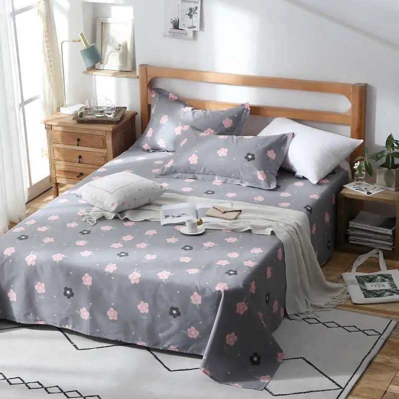 Комплект постельного белья высокого качества из 100% хлопка пододеяльник простыня