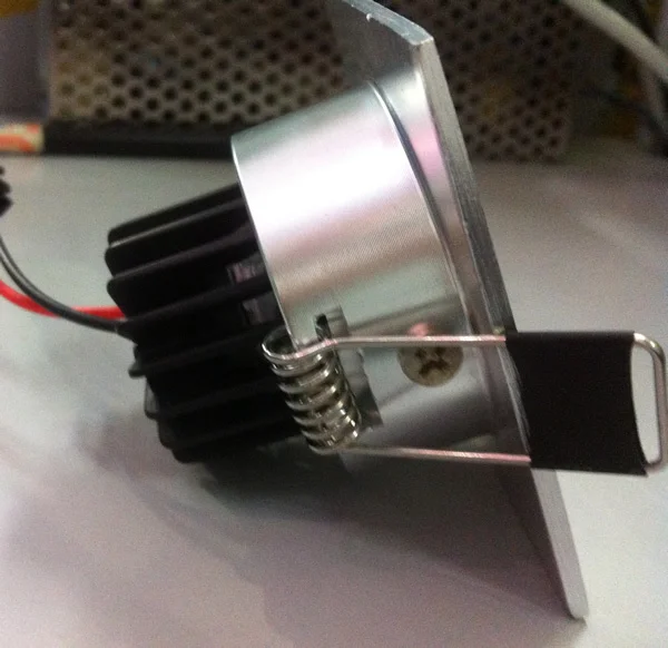 50 шт./лот 3 Вт 300lm Dimmable cob светодиодный потолочный светильник Теплый/чистый белый
