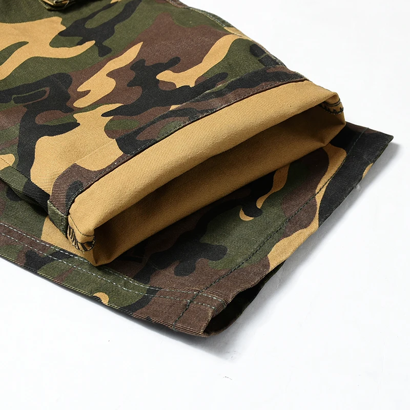 Casual Mens Cotton Cargo Pants Multi-Pockets Tactical Camouflage Male Army Trousers Fashion High Quality Brand | Мужская одежда