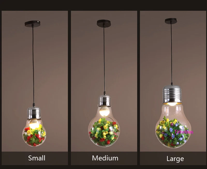 Ретро луковицы подвесной светильник Промышленный ветры ресторанов баров KTV