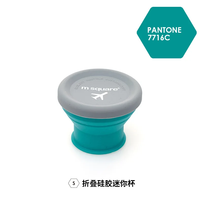 Blue Cup - 90ml Силиконовая миска, портативная складная миска, Набор чашек для еды, путешествий, спорта на открытом воздухе, пикника, миска для лапши, чашка для воды - Цвет: Blue Cup - 90ml