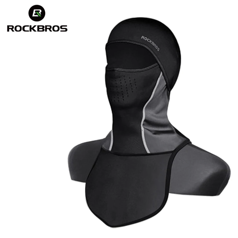 Зимние велосипедные шапки ROCKBROS головной убор для шеи велосипедный шарф маска