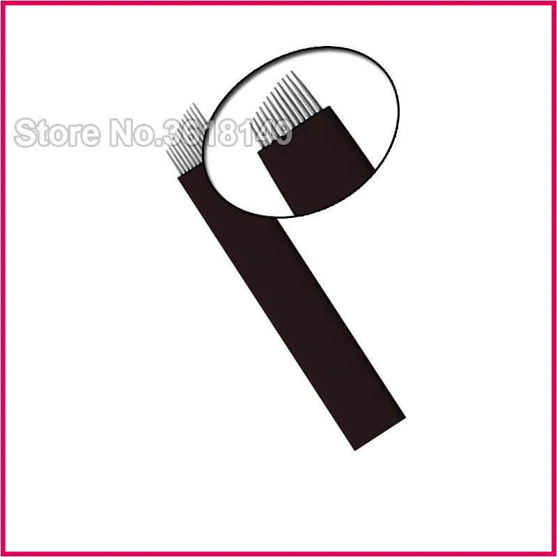 

0.18mm LaminasTebori Tattoo Needles Permanent Makeup Microblading Flex 7 9 11 12 14 18U for Eyebrow Lip