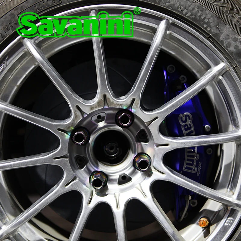 SAVANINI Фирменная S45C большой 4 поршневой тормозной суппорт Набор для Honda Fit GK5 GE8 Джаз