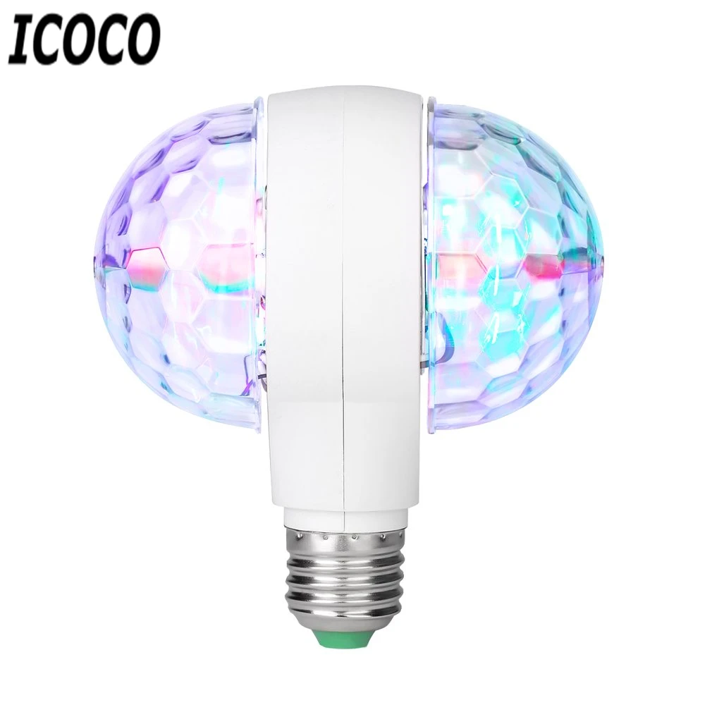 Вращаюсветодиодный светильник Светодиодная лампа ICOCO 6 Вт с двойной головкой
