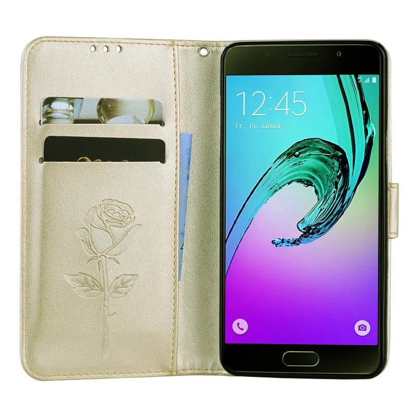 Кожаный флип-чехол для samsung Galaxy A3 чехол-кошелек для телефона чехол для samsung A3 синий A310F SM A310 A 3 6 A36