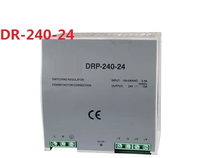 

ac dc converter DR-240-24 240W 24V Din rail Single Output Switching power supply