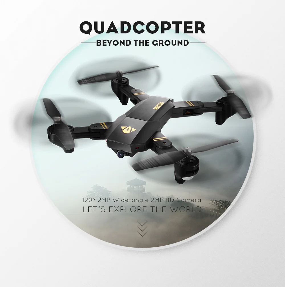 XS809W XS809HW мини Дрон складной Квадрокоптер с Wifi FPV HD камерой удержание высоты RC селфи Дрон уличные игрушки