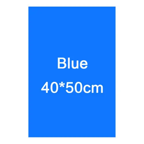 blue Прозрачный 6 цветов светильник ing фильтр гель коррекции листов 16'x2" для видеокамеры студийный стробоскоп вспышка светильник - Цвет: blue