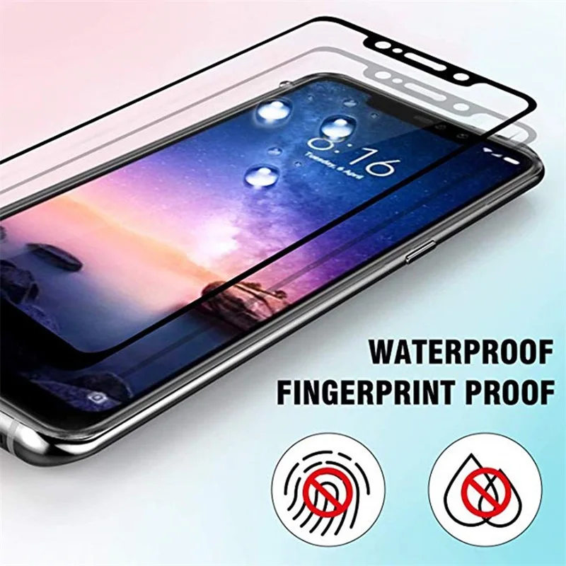 2 упаковки 9D полное покрытие закаленное стекло для Xiaomi Mi 9 8 SE A1 A2 5X 6X Lite Pocophone F1 Mix