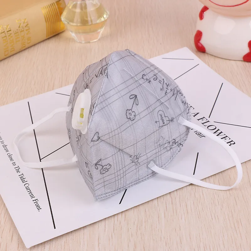 60 шт./упак. HS5 нетканые трехмерные защитные маски складные Мультяшные милые PM2.5