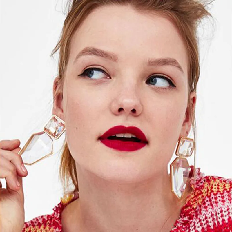 Модные Необычные летние геометрические серьги женские Джокер конфеты
