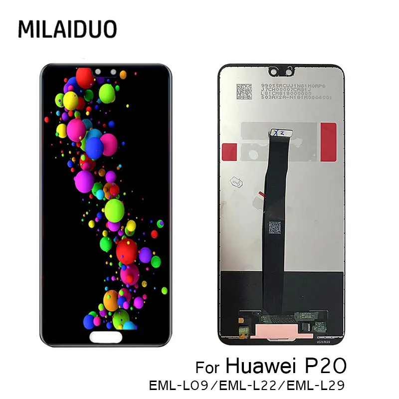 Фото Для Huawei P20 ЖК-дисплей кодирующий преобразователь сенсорного экрана в сборе для Для Huawei P20 ЖК-дисплей кодирующий преобразователь сенсорного экрана в сборе для