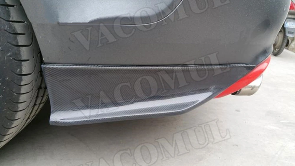Углеродного волокна заднего бампера сплиттеры для Audi A7 S7 RS7 2011 2012 2013