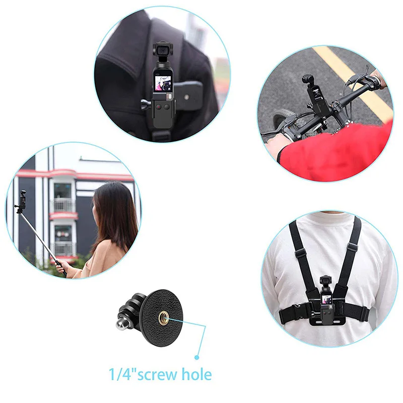 

PATCHSKY Newest Tripod Extension Adapter Fixed Adapter Mount for DJI Osmo Pocket Gimbal Camera Frames clip Holder Accessories
