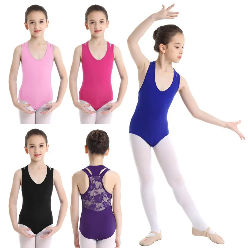 Girls Ballet Dress Kids Dance Wear Child Gymnastics Leotard Jumpsuit Bodysuit Ballerina Modern Stage Costume Gym Swimsuit | Тематическая