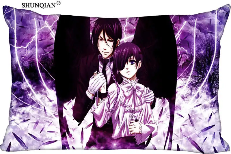 Ciel Phantomhive Прямоугольная подушка крышка Размеры 45x35 см (с одной стороны) печать на