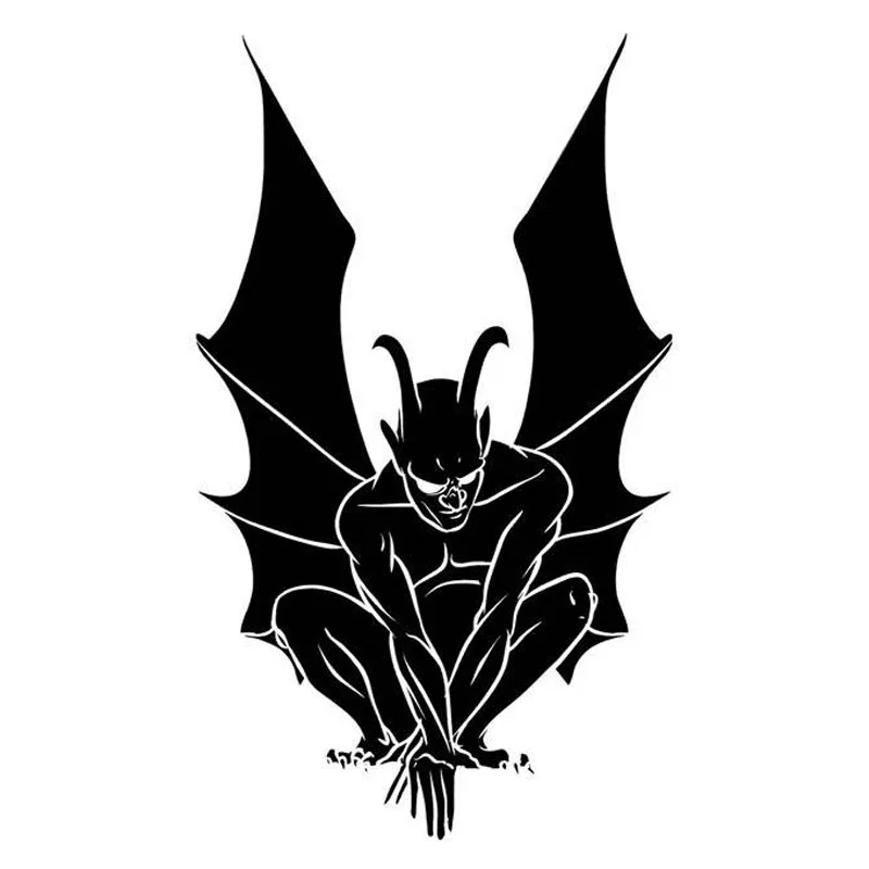 9 4 см * 15 8 Gargoyle человек крылья мифические виниловые Стикеры для стайлинга