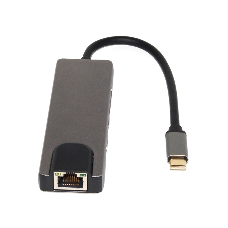 USB 3 1 type C к HDMI и двойным портам 0 концентратор Ethernet питание для книги|Инструменты