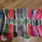 Хлопковая нить для вышивания крестиком oneroom, нитки для вышивки крестом стиль, 10 цветов, шитье, моток пряжи