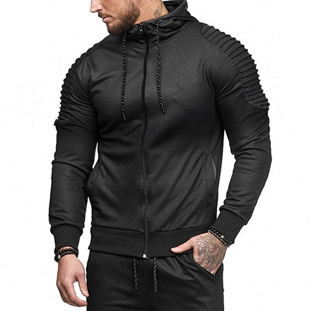 Для мужчин толстовки спортивный костюм раза с принтом в полоску капюшоном Кофты