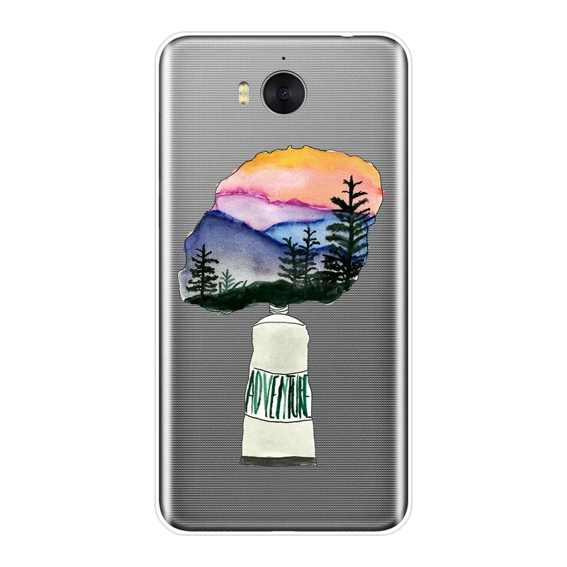 TPU Art Star Space задняя крышка для huawei Y3 Y5 Y6 Y7 2017 II Pro Мягкий силиконовый чехол телефона