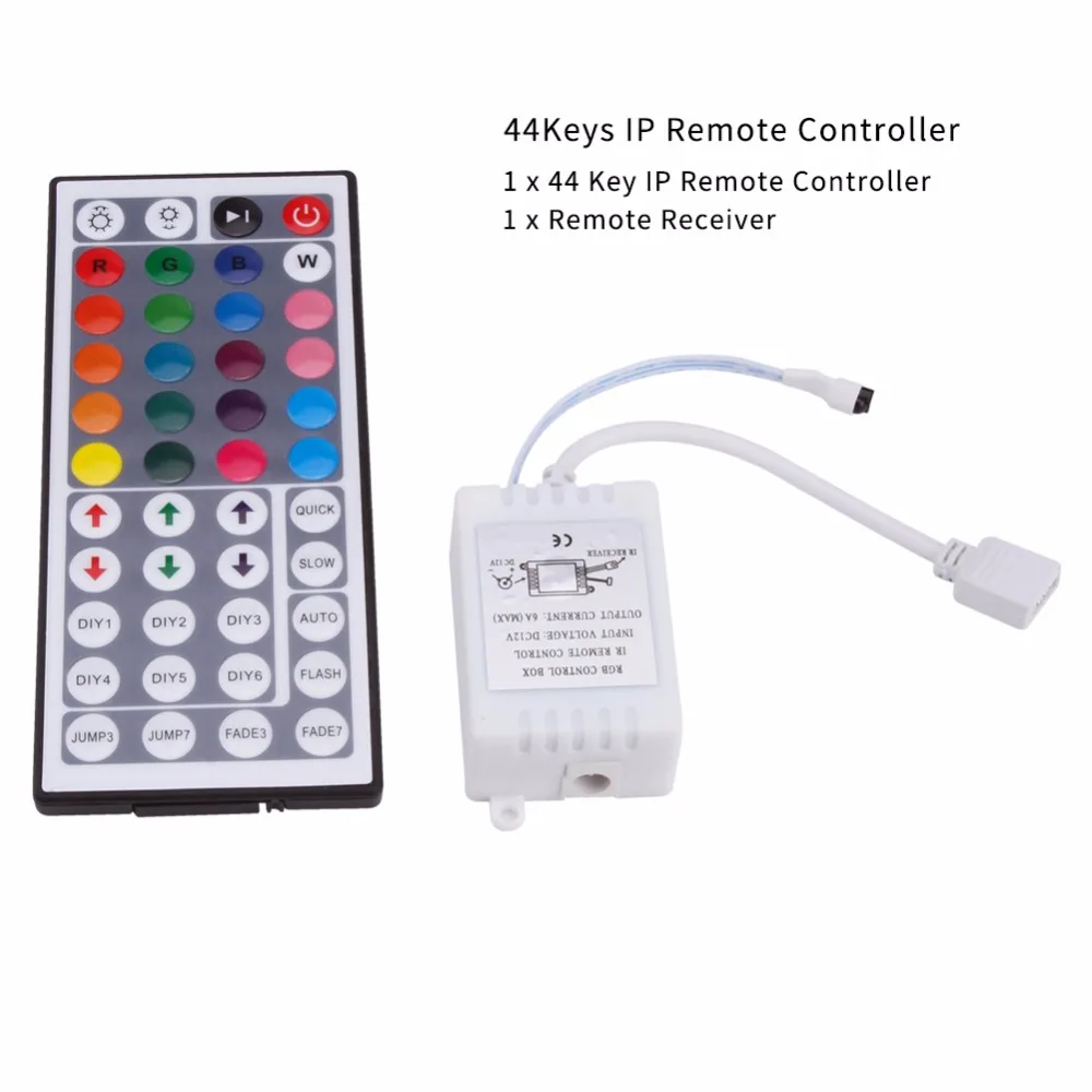Светодиодный RGB Управление DC12V мини 44/24 ИК переключатель дистанционного для 3528 5050