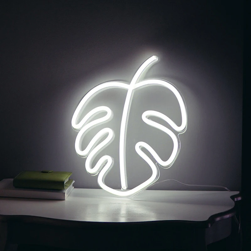 

USB LED Neon Light Hello Wall Art Sign Lights Bedroom Decoration Wing Neon Sign Hanging Neon Lamp Xmas Gift Party Night Lights