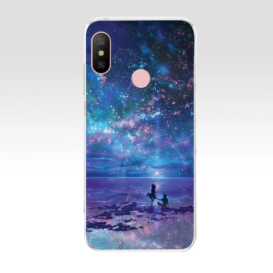 Силиконовый чехол для Xiaomi mi A2 LITE, чехол с полной защитой, мягкая задняя крышка из ТПУ, чехол для телефона s для Xio mi A2 LITE, бампер, чехол
