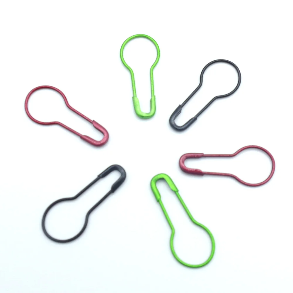 

100pcs/Lot Calabash Bulb Gourd Pear Small Coilless Tag Craft Safety Pins Random Hot Sell