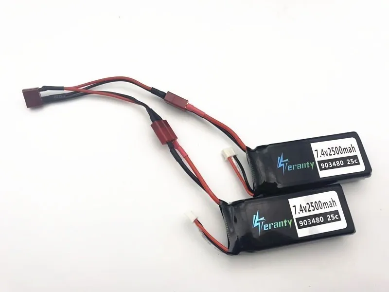 Обновленная батарея 3000 mah/4000 mah/5000 mah 7,4 v для Wltoys 12428 12423 RC автозапчасти 2 шт 7,4 V 2500mah lipo батарея 903480