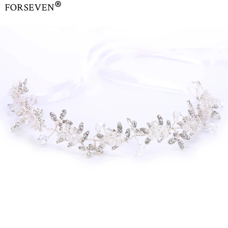 Женская повязка на голову с кристаллами 28 см|bridal headband|crystal bridal headbandhandmade hair jewelry |