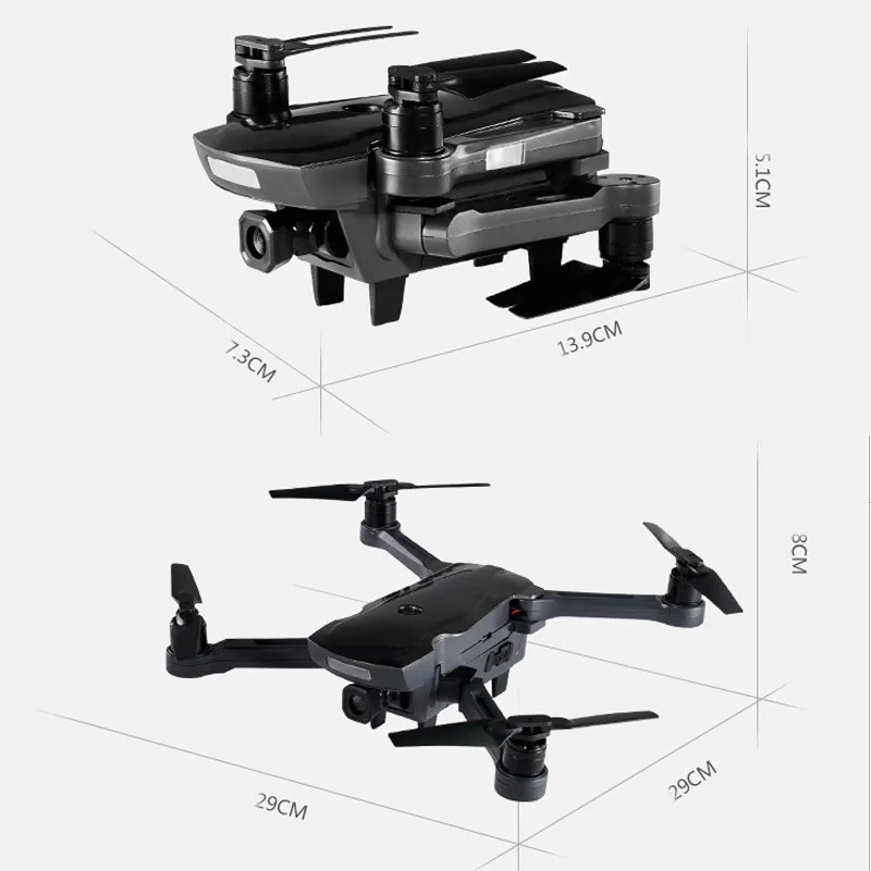 CG033 Brushless GPS FPV RC Drone With 1080P HD WiFi Gimbal Camera Or No Helicopter Foldable Quadcopter | Игрушки и хобби